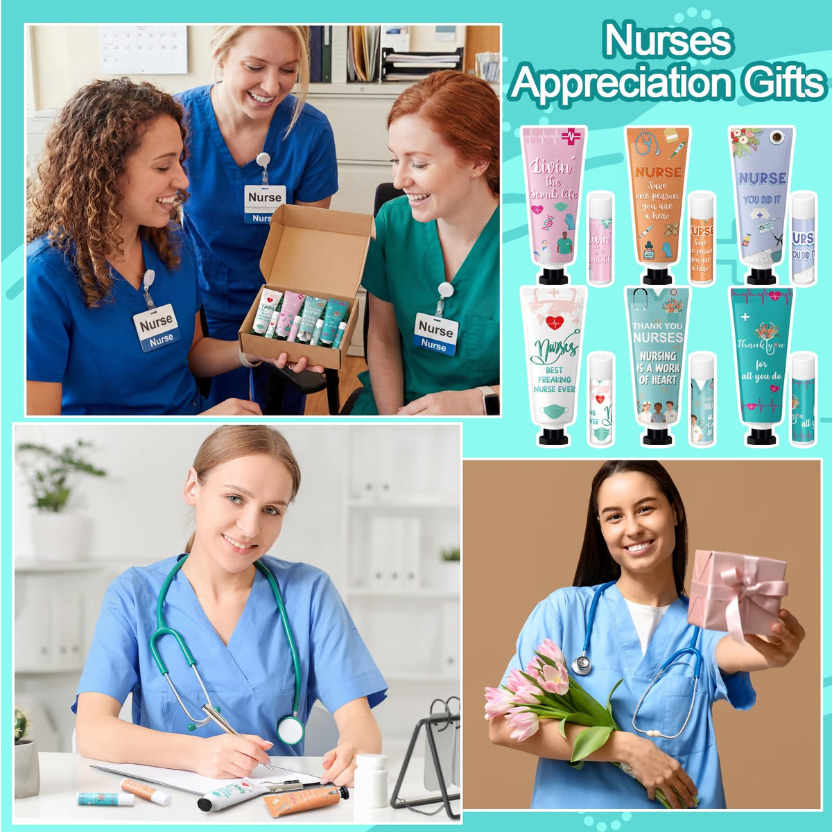 Loopeer Nurse Week pocket friendly hand cream in compact tube for scrubs