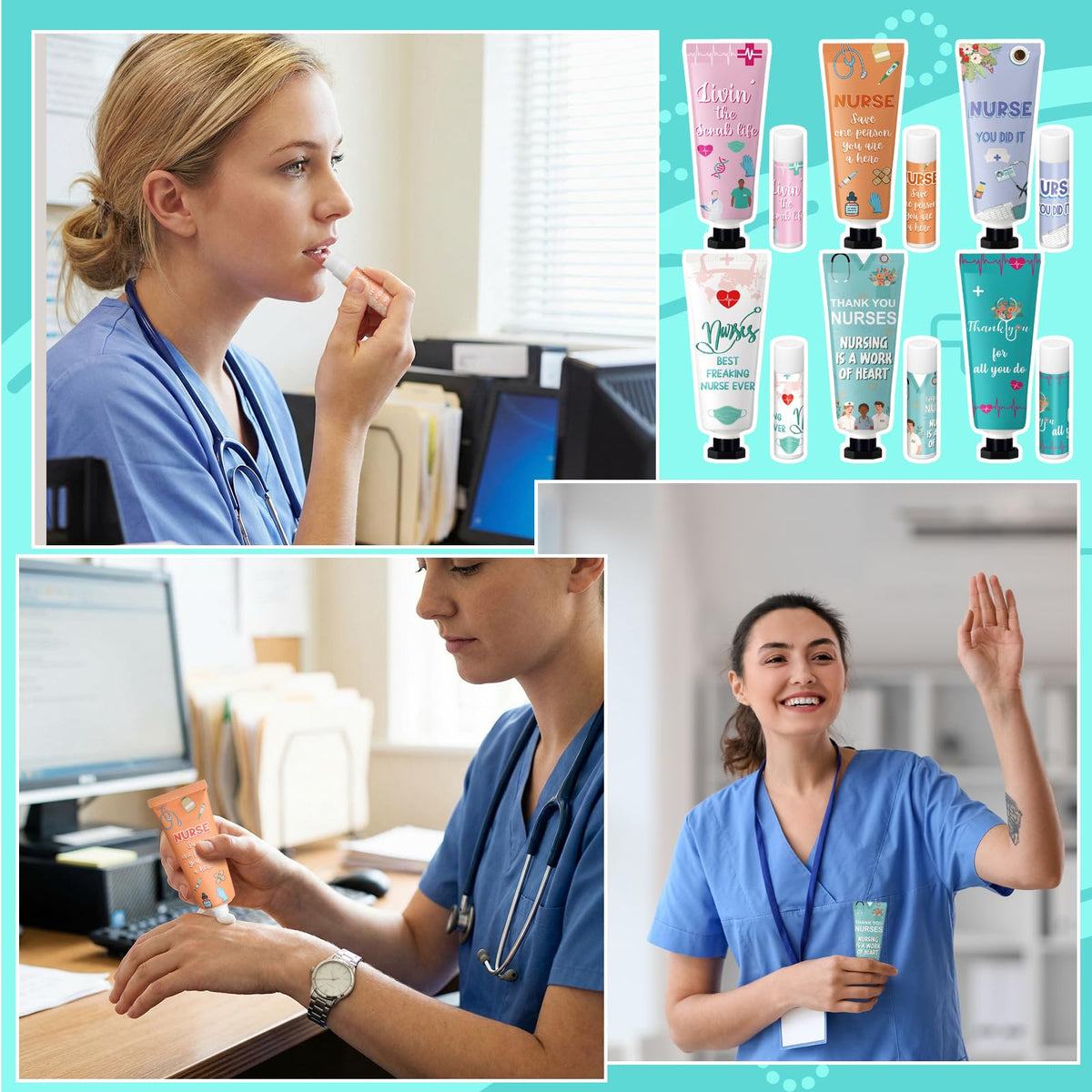 Loopeer Nurse Week pocket friendly lip balm in compact tube for nurses