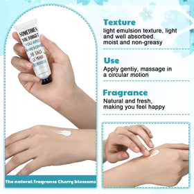 Loopeer sakura fragrance hand cream offers quick absorption and soft scent