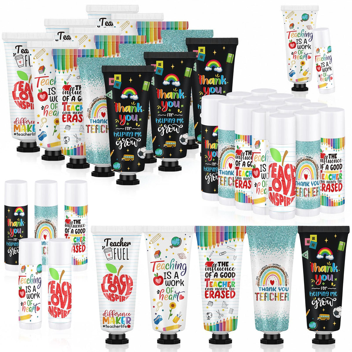 Loopeer lip balm gift set designs for teachers, ideal appreciation tokens.