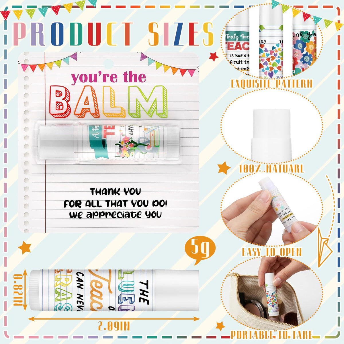 Loopeer You Are the Balm label on UV-printed packaging adds a unique touch.