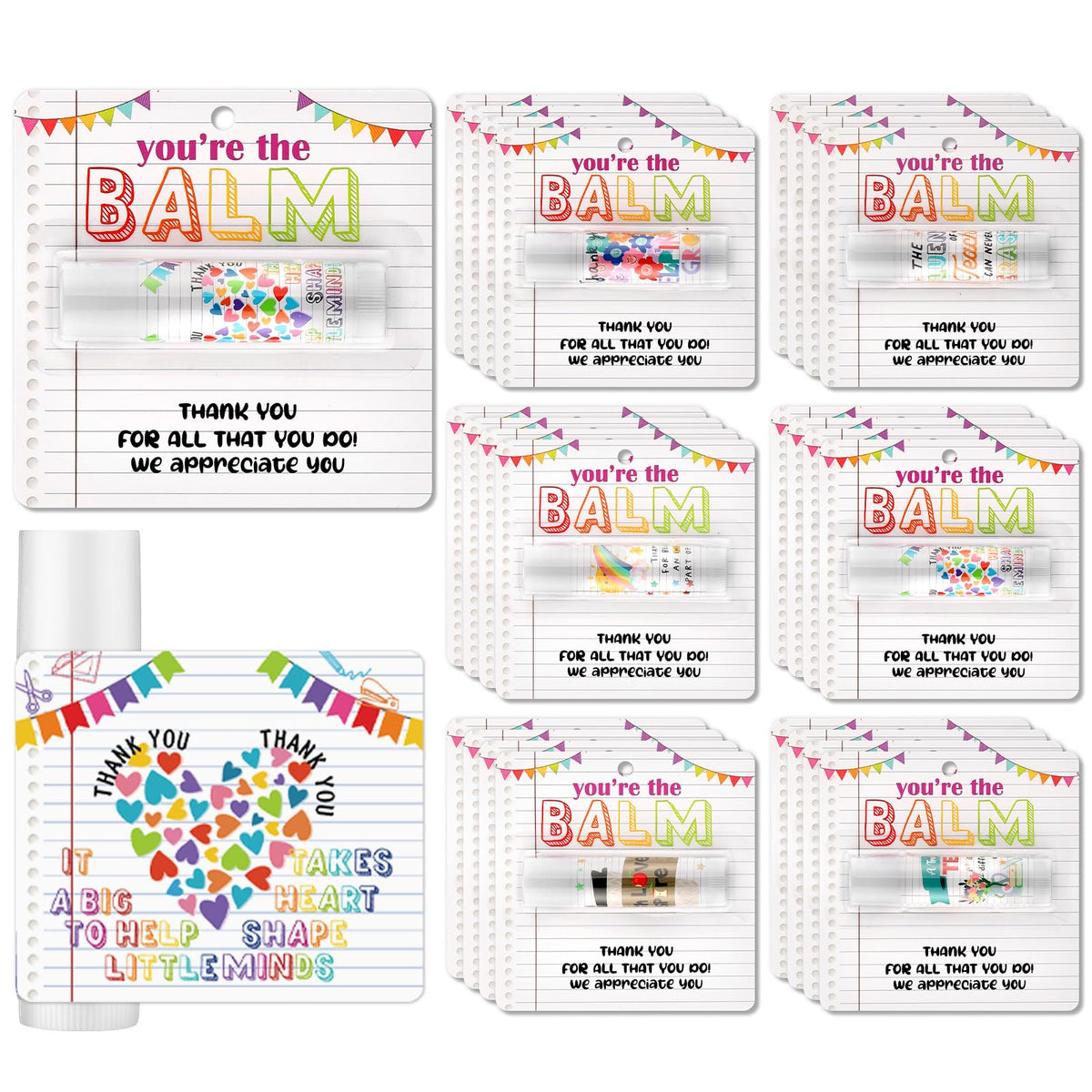 Loopeer You Are the Balm lip balm tube close-up for gift-ready staff appreciation