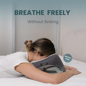 Looply Massage Headrest with breathable design for natural breathing during sessions.