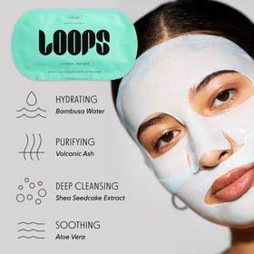 LOOPS Clean Slate packaging emphasizes cruelty-free formula.