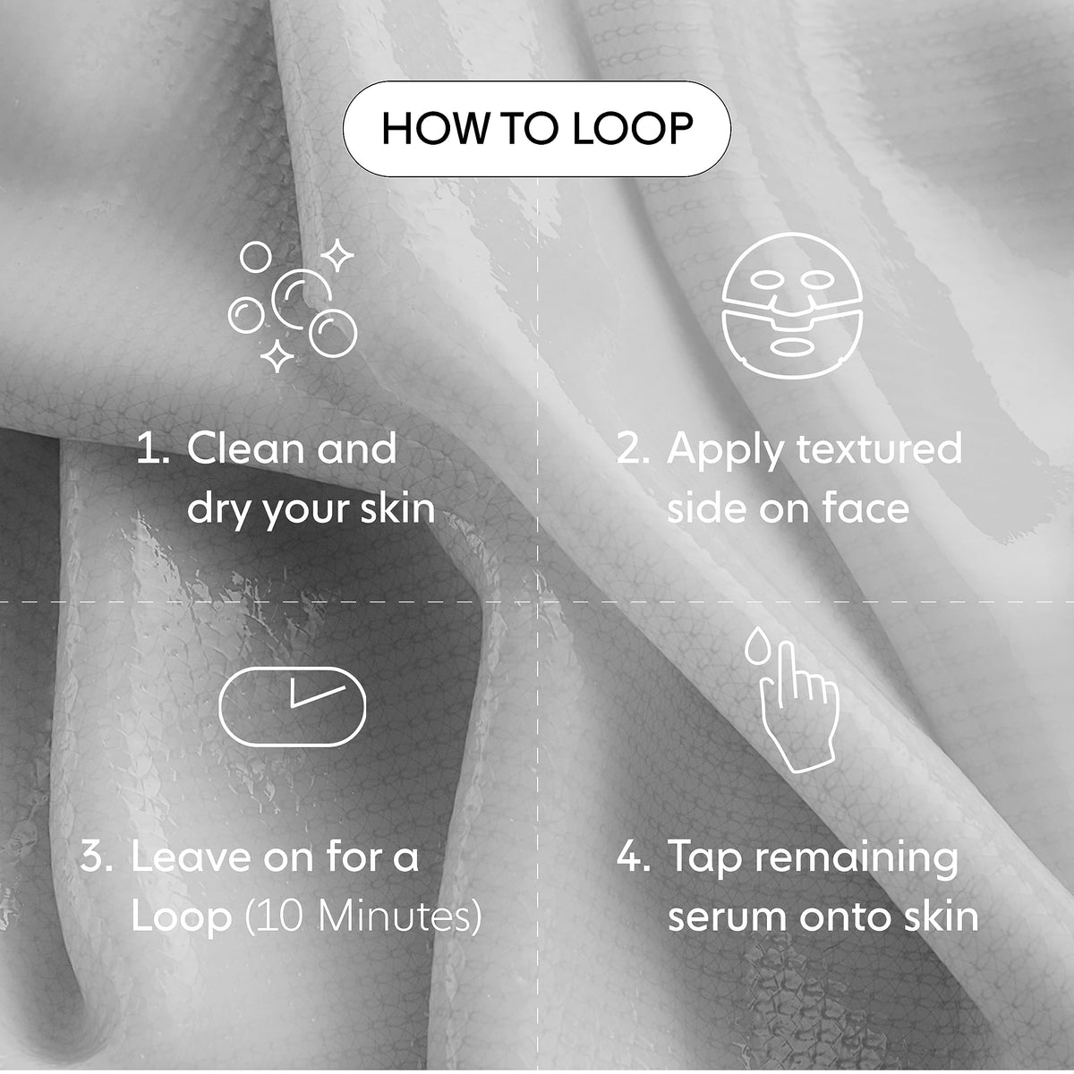LOOPS Dream Sleep close-up texture ready for soothing nightly use