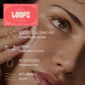 LOOPS Exfoliating Toner Pre-Soaked Pad for refreshing prep