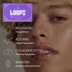 LOOPS Milky Cleanser Pre-Soaked Pad for gentle cleansing on the road