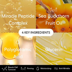 LOOPS peptide formula refines texture for a smoother, radiant look.