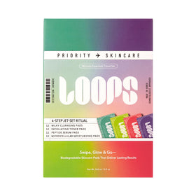LOOPS Travel Essentials Pad Closeup: on the go cleansing benefit