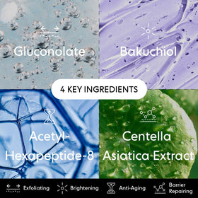 LOOPS Veocell Embo pad texture shown for gentle skin renewal.
