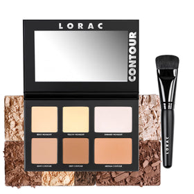 Matte contour shades define features for a refined look