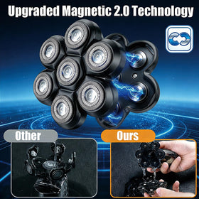 LOREAD black shaver head replacement for sleek look and reliable performance