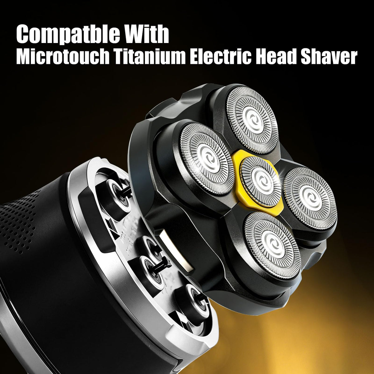 Loread detachable head design allows easy rinsing and maintenance