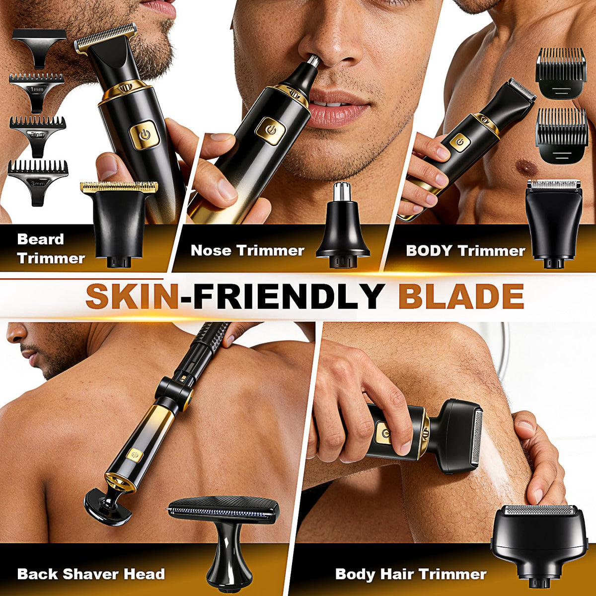 LOREAD 180° rotatable head lets precise angles on back and shoulders