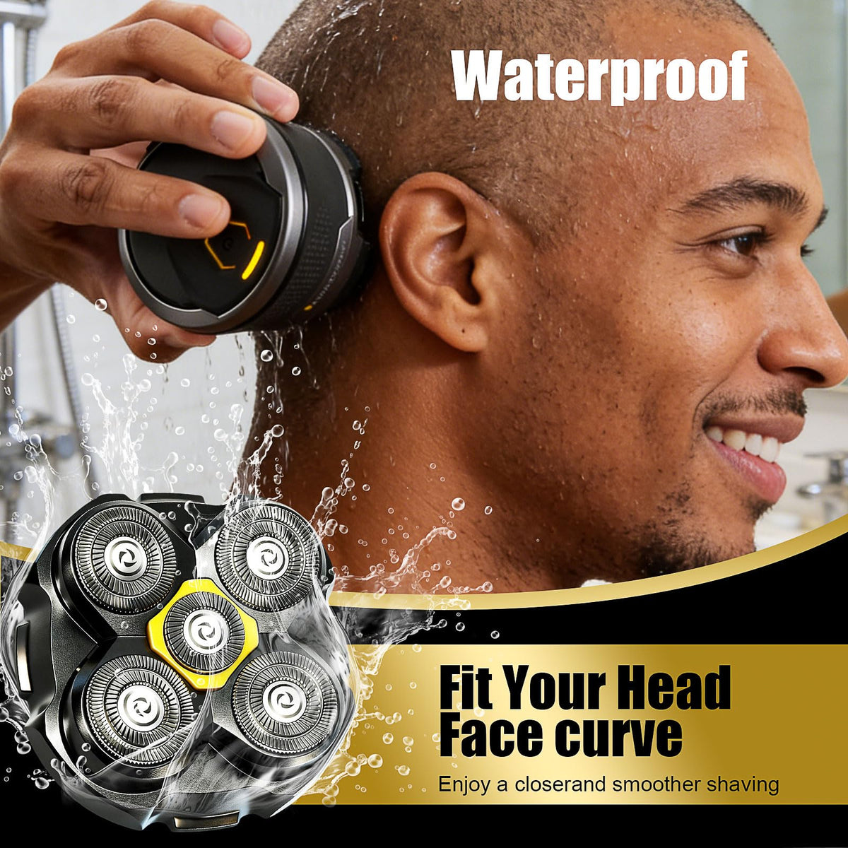 Loread wet/dry shaving capable for shower or dry touch-ups