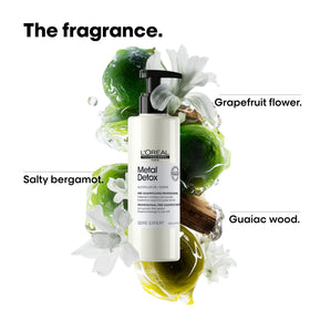 L’Oréal Professionnel Paris Metal Detox packaging highlights premium hair care.