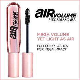 L'Oreal Paris Air Volume Mega Mascara waterproof test demonstrating smudge resistance.