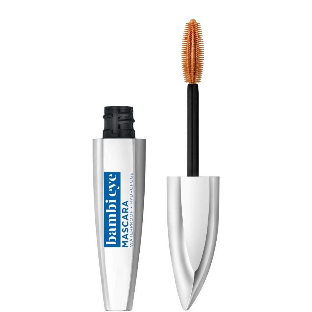 L'Oreal Paris Bambi Eye Mascara brush close-up showing lash separation