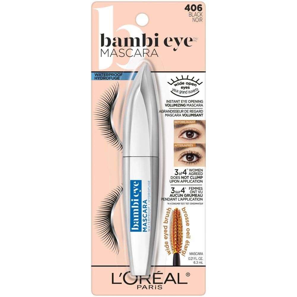 L'Oreal Paris Bambi Eye Mascara lash volumizing effect