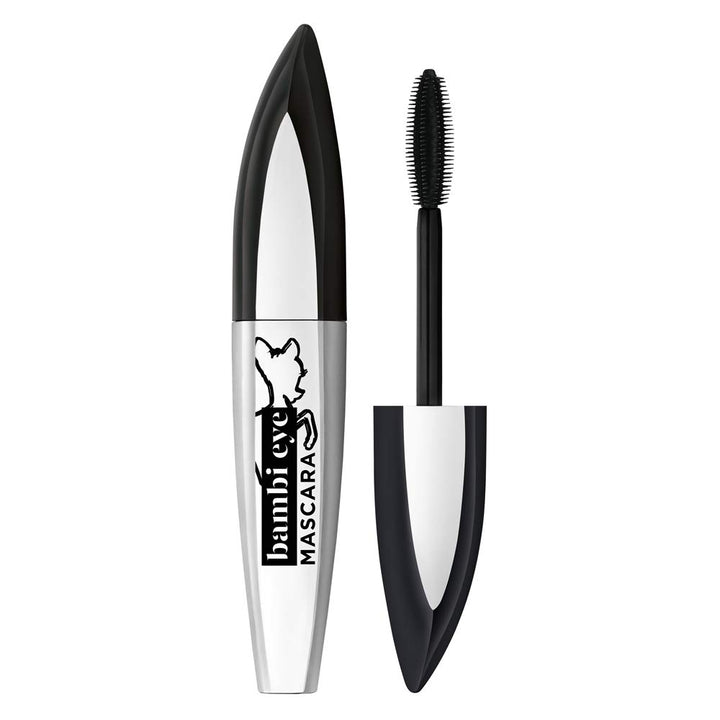 L'Oreal Paris Bambi Eye mascara wand close-up for defined, wide-eyed lashes.