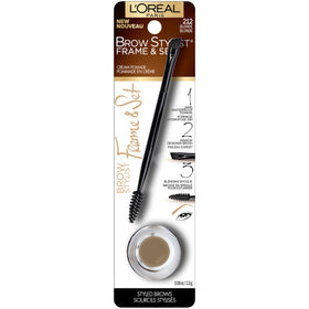 L'Oreal Paris Brow Stylist angled brush used for precise arch crafting