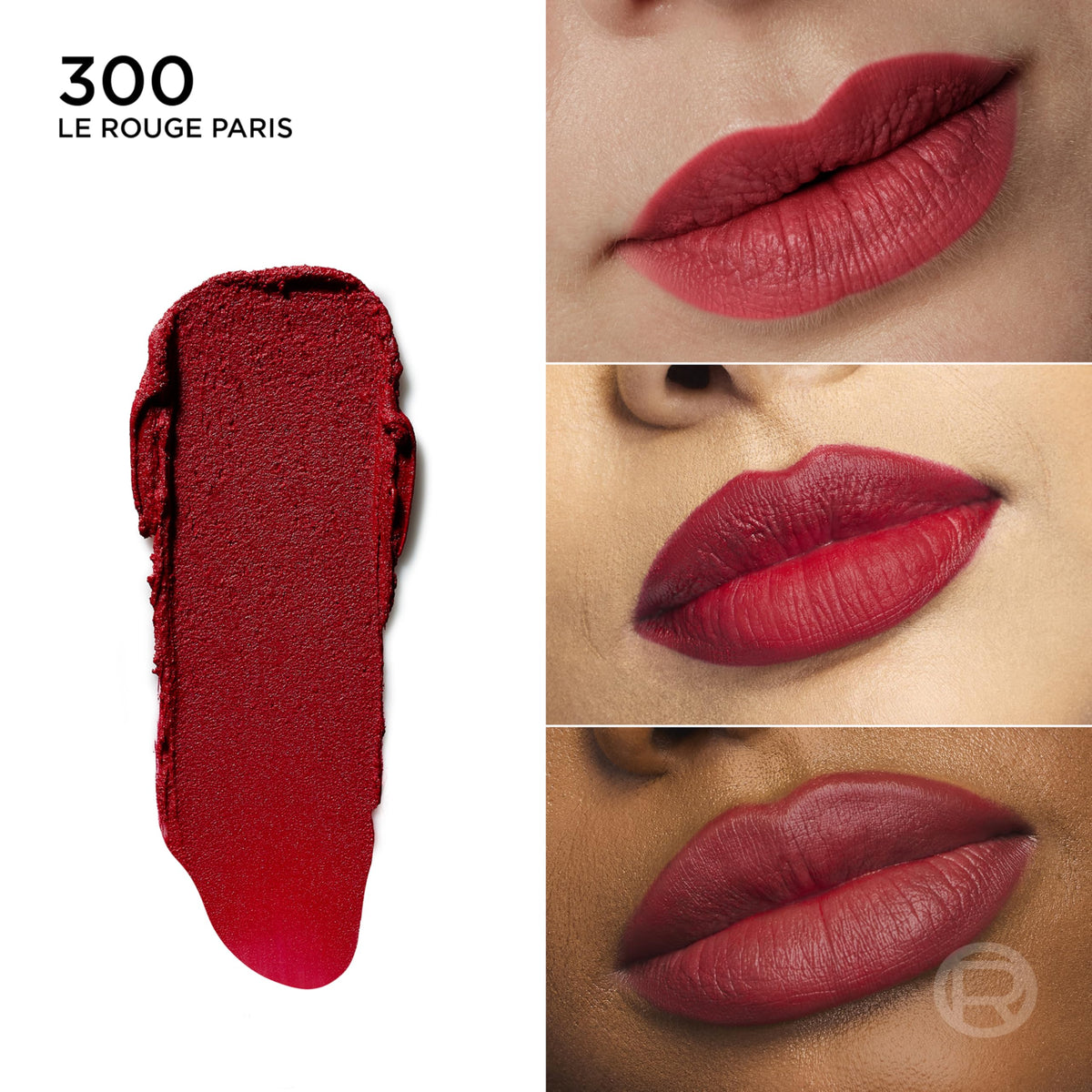 L'Oreal Paris Blurred Matte lipstick tube close-up highlighting nourishing Argan Oil and Vitamin E.