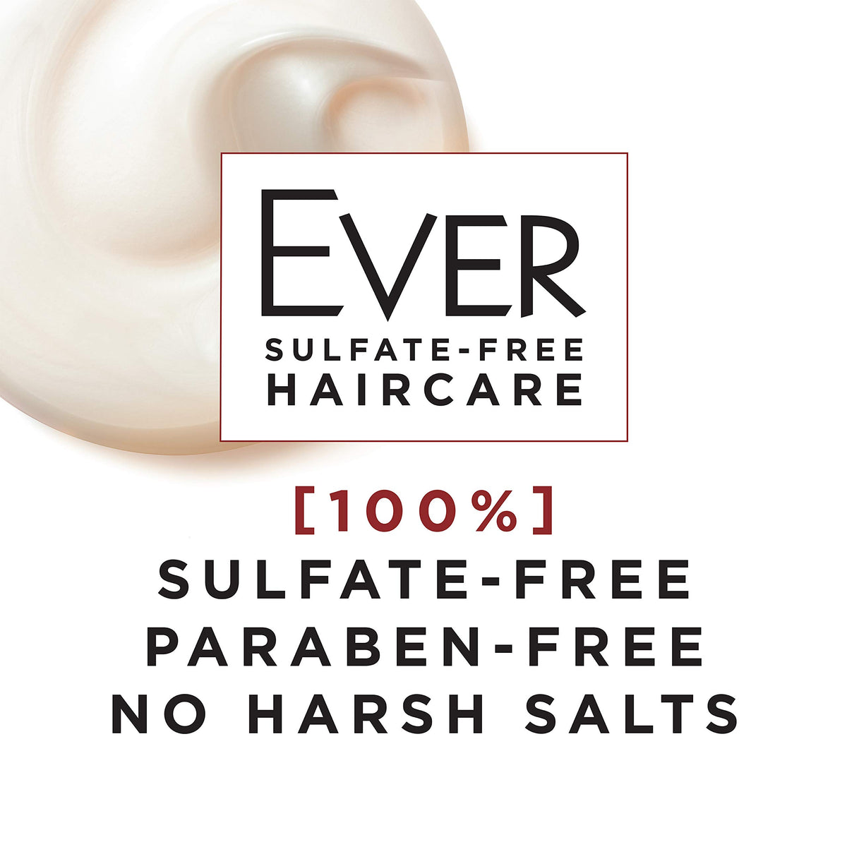 L'Oreal Paris EverCreme Deep Nourish shampoo lather close-up highlighting sulfate-free cleansing