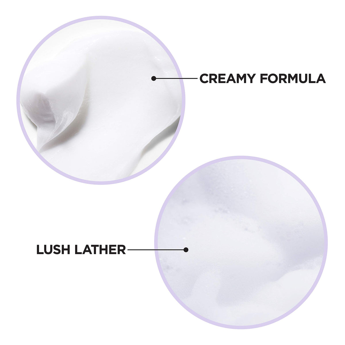L'Oreal Paris EverPure Frizz-Defy hair shine close-up suggests color-safe results