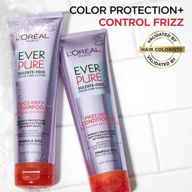 L’Oréal Paris EverPure Frizz Defy humidity protection—reduces frizz in humidity