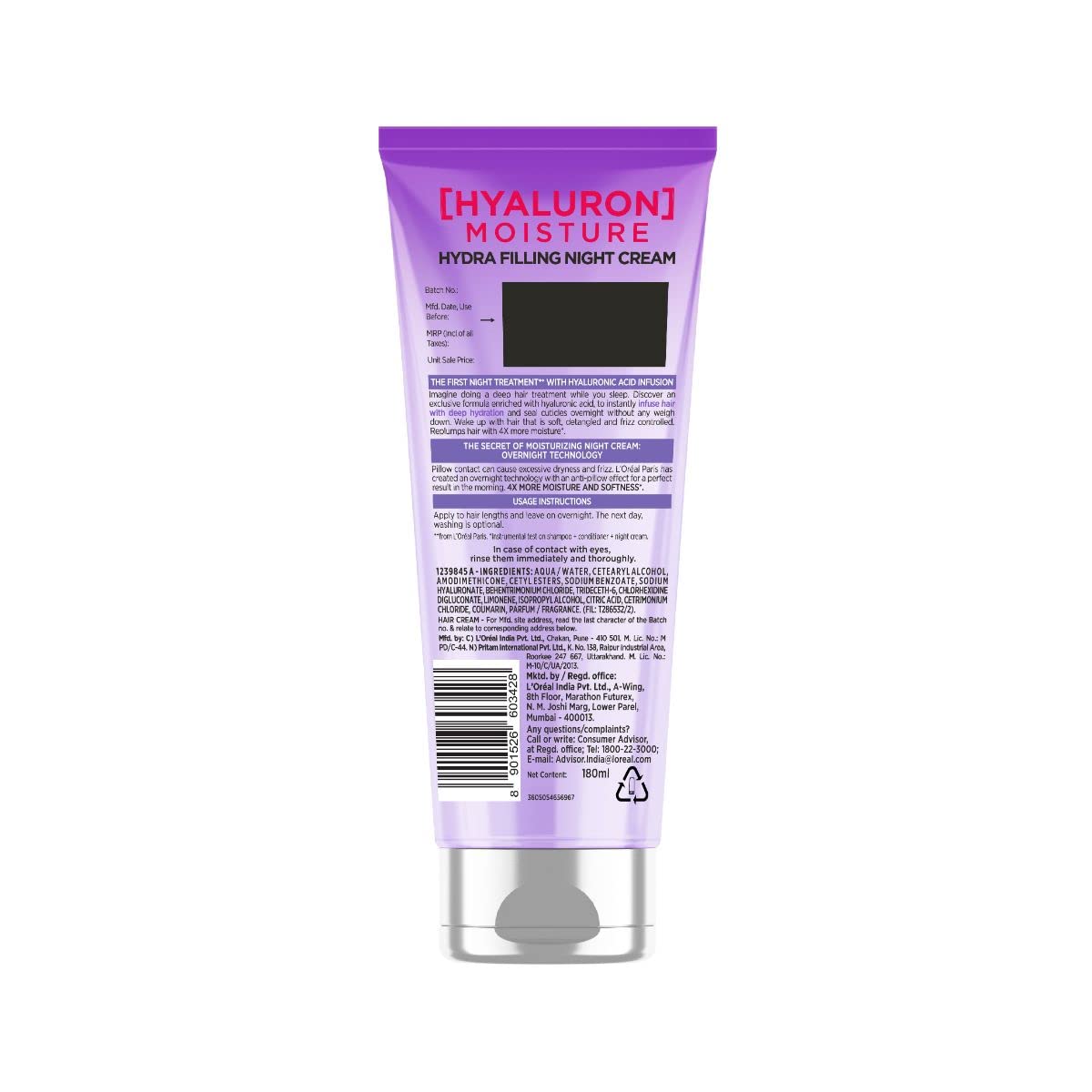Creamy texture close-up hints smooth application.