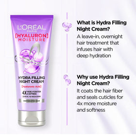 Night cream image suggests renewal as you rest.
