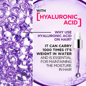Swirled cream on hair demonstrates lightweight hydration.