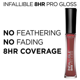 Raisin lip gloss swatches showing true color and subtle shine