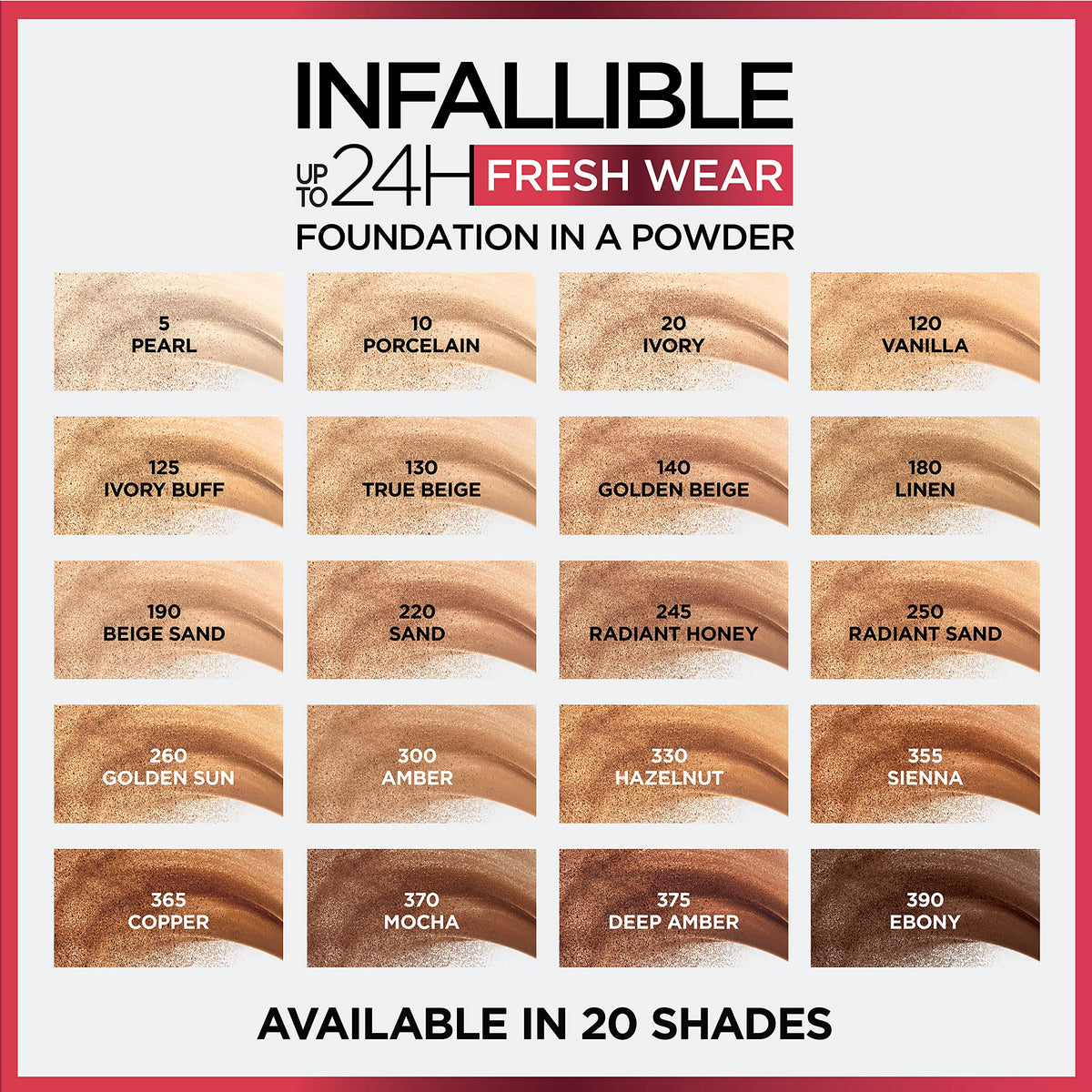 Infallible Fresh Wear on oily skin during activity showing 24-hour wear