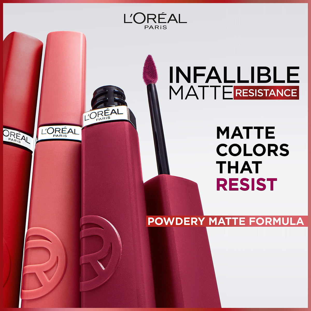 Lip swatch of First Love 660 showing bold color payoff.