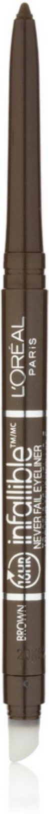 L'Oreal Paris Infallible Never Fail Eyeliner Brown 531 for versatile daily looks.