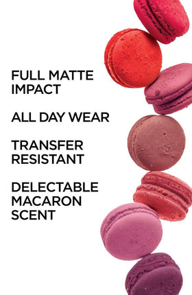 L'Oreal Paris Infallible Pro Matte Les Macarons packaging display for easy shopping.