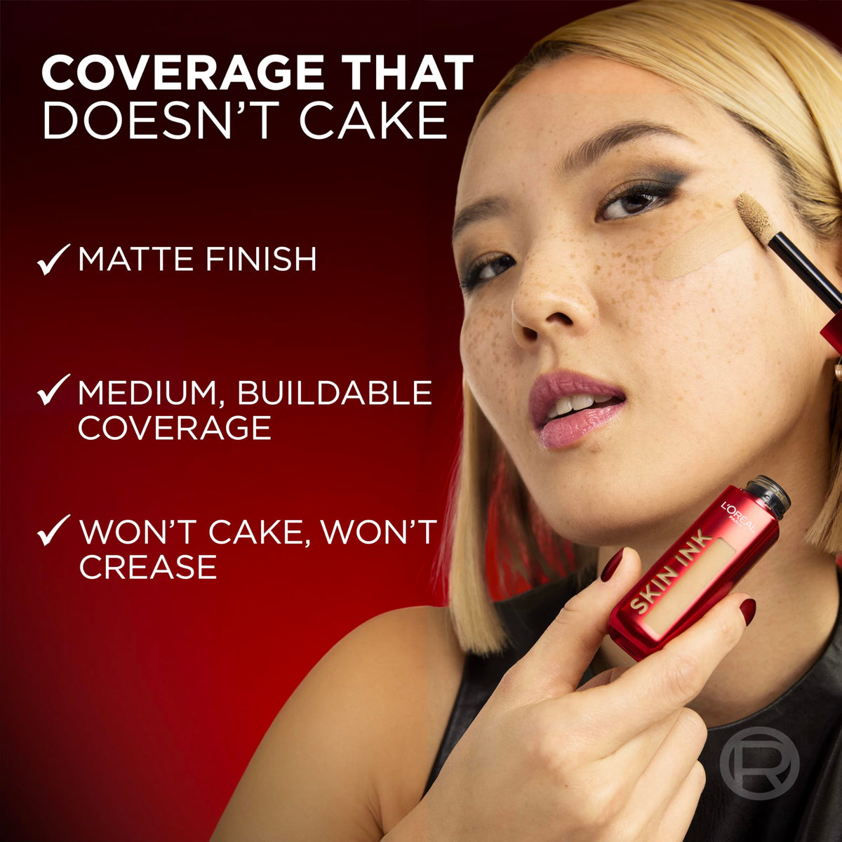 Waterproof L'Oreal Paris Infallible Skin Ink texture for active days.