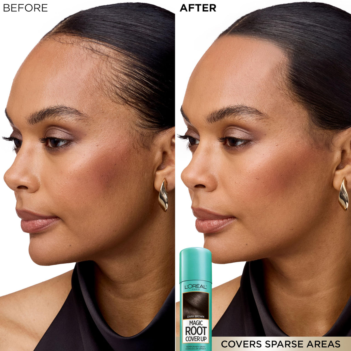 L'Oreal Paris Magic Root Cover Up ammonia-free formula.