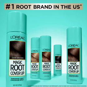L'Oreal Paris Magic Root Cover Up blends with light to medium blonde.