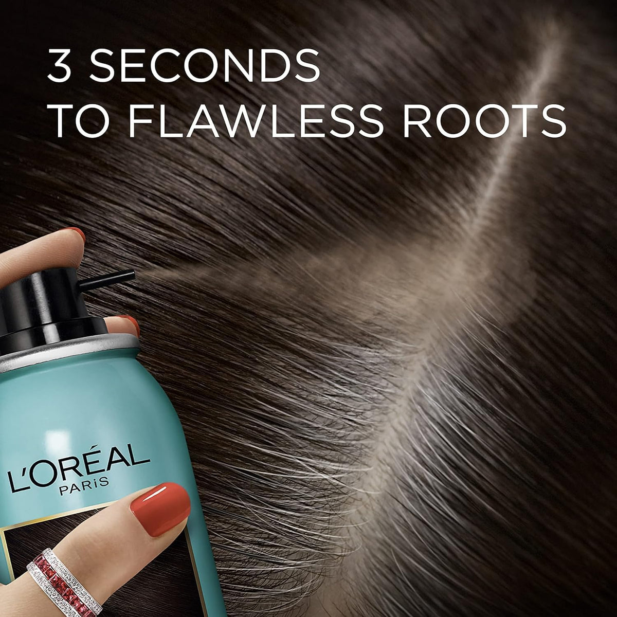 Magic Root Cover Up used on hair textures, even synthetic hair