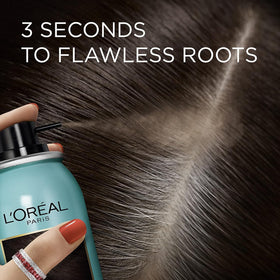 Magic Root Cover Up used on hair textures, even synthetic hair