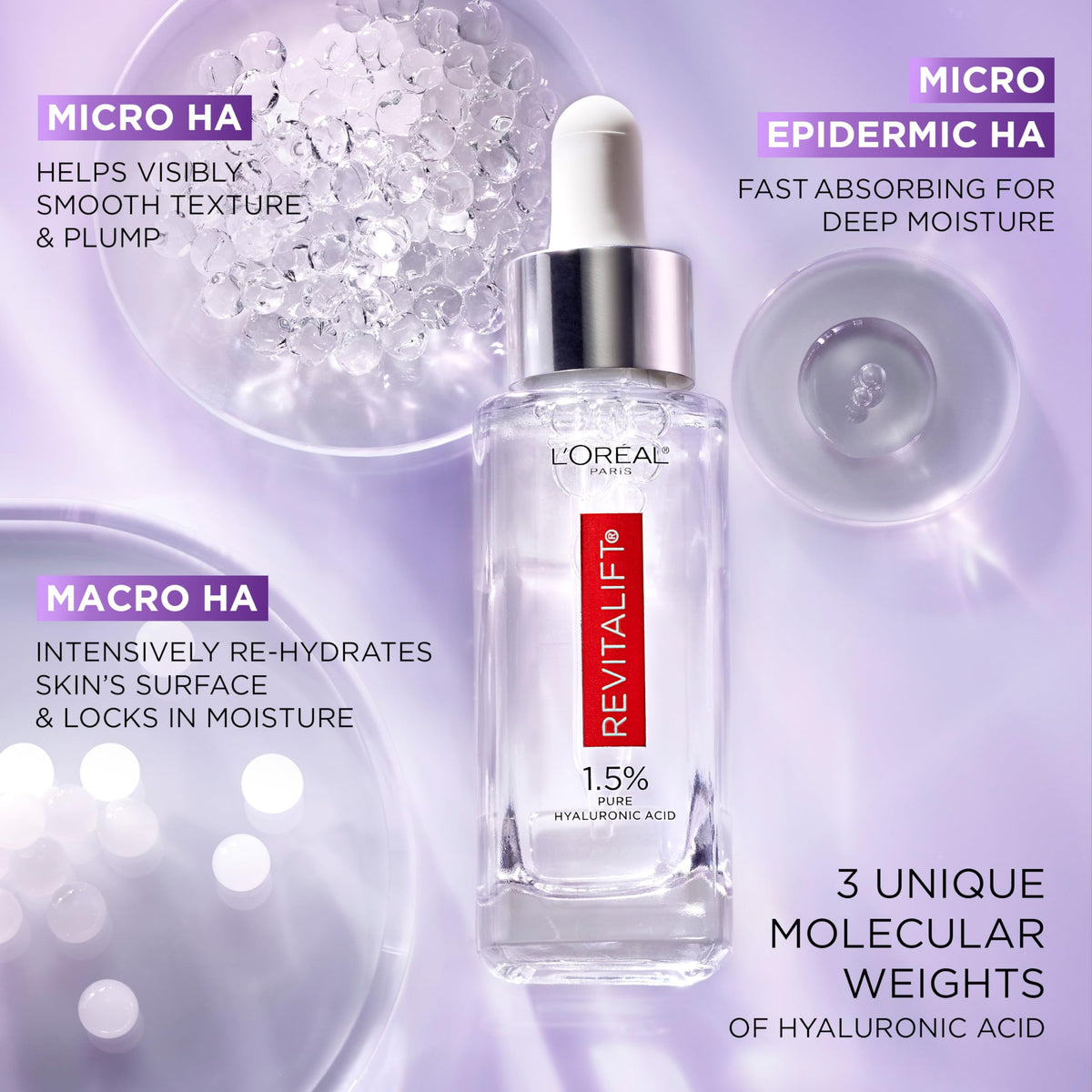 L'Oreal Paris Revitalift derm intensives duo-pack shown for day and night care.