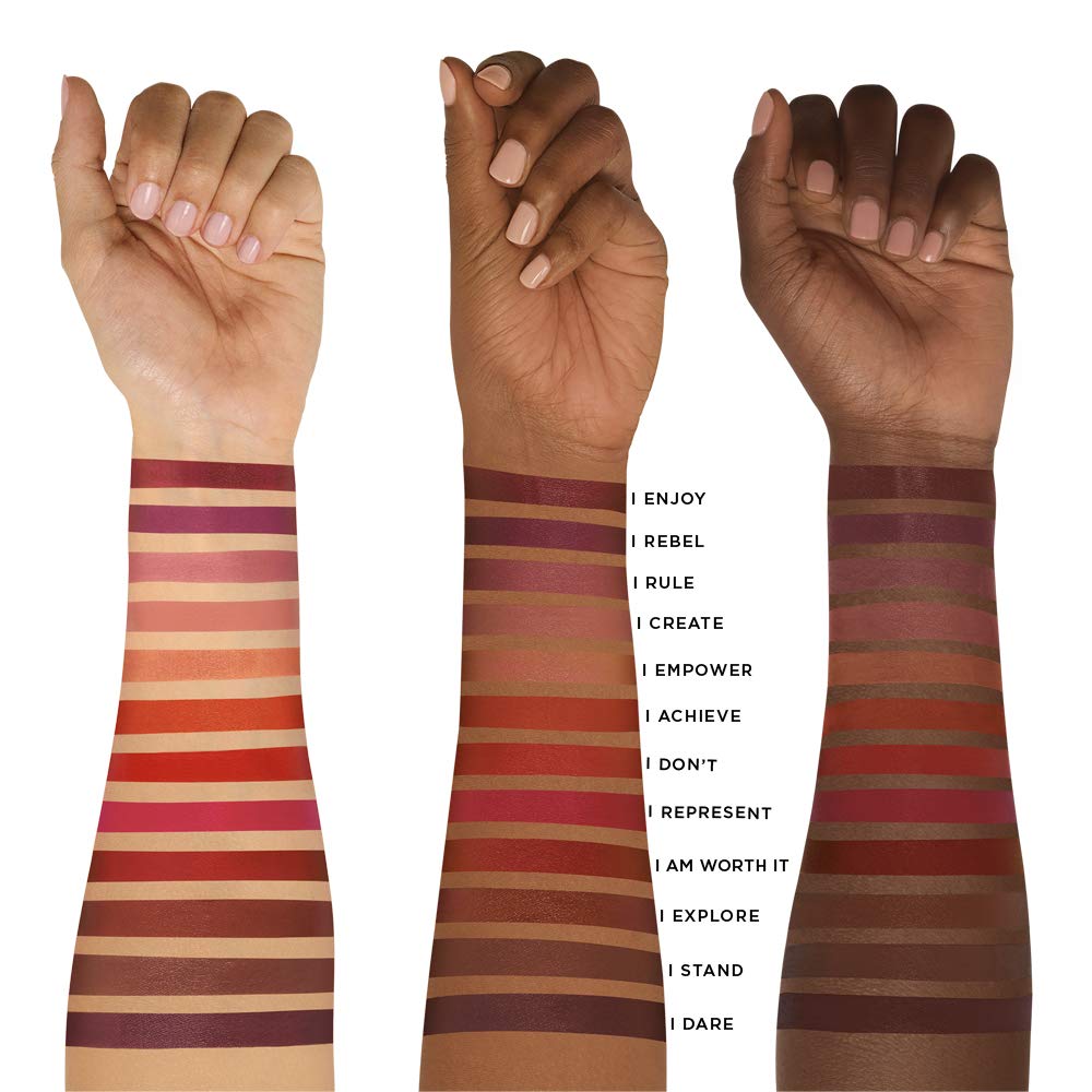 L'Oreal Paris Rouge Signature Matte Lip Stain provides a soft matte finish.