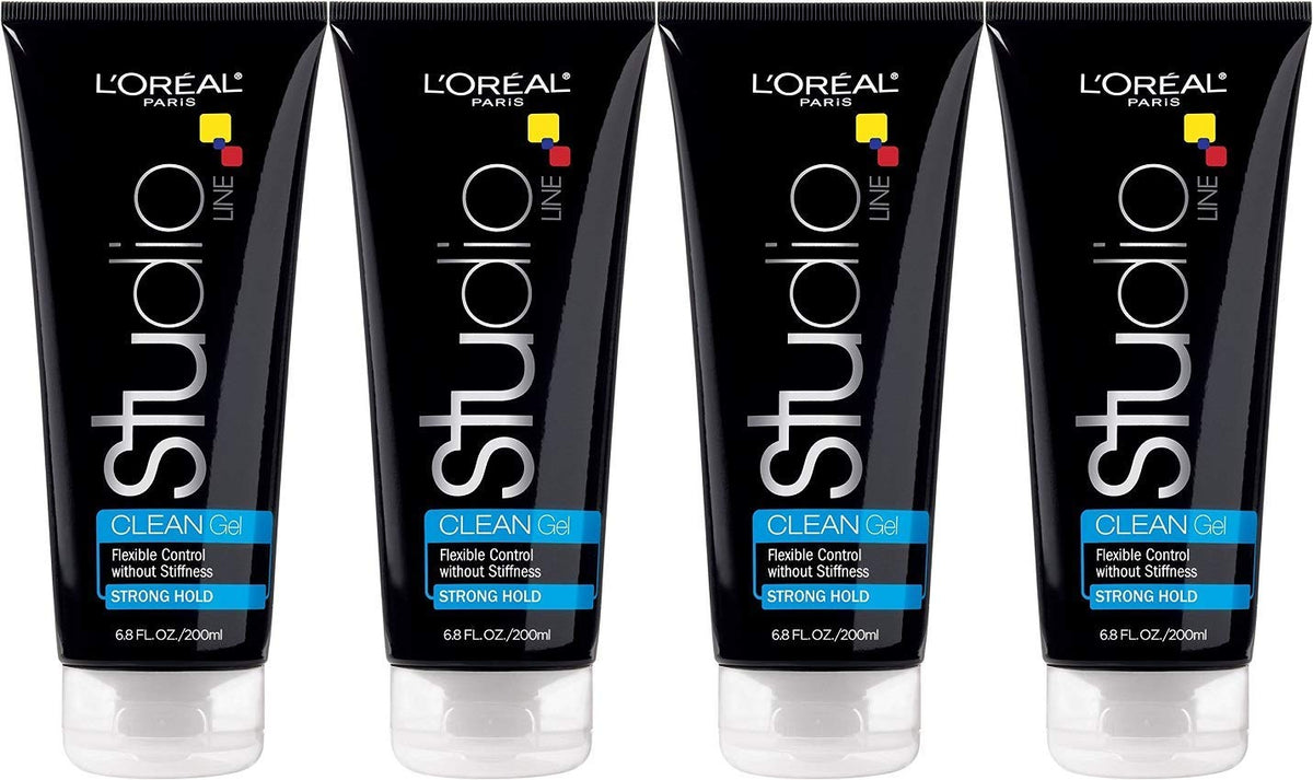 L’Oréal Paris Studio Line Clear Minded Clean Gel bottle front showing strong hold for defined styles.