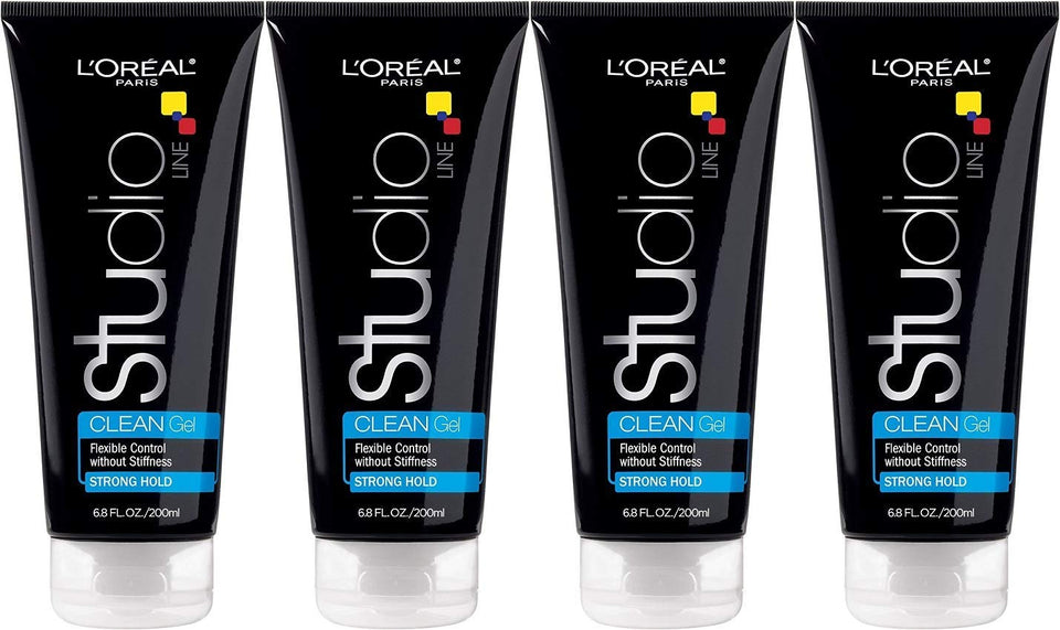 L’Oréal Paris Studio Line Clear Minded Clean Gel bottle front showing strong hold for defined styles.