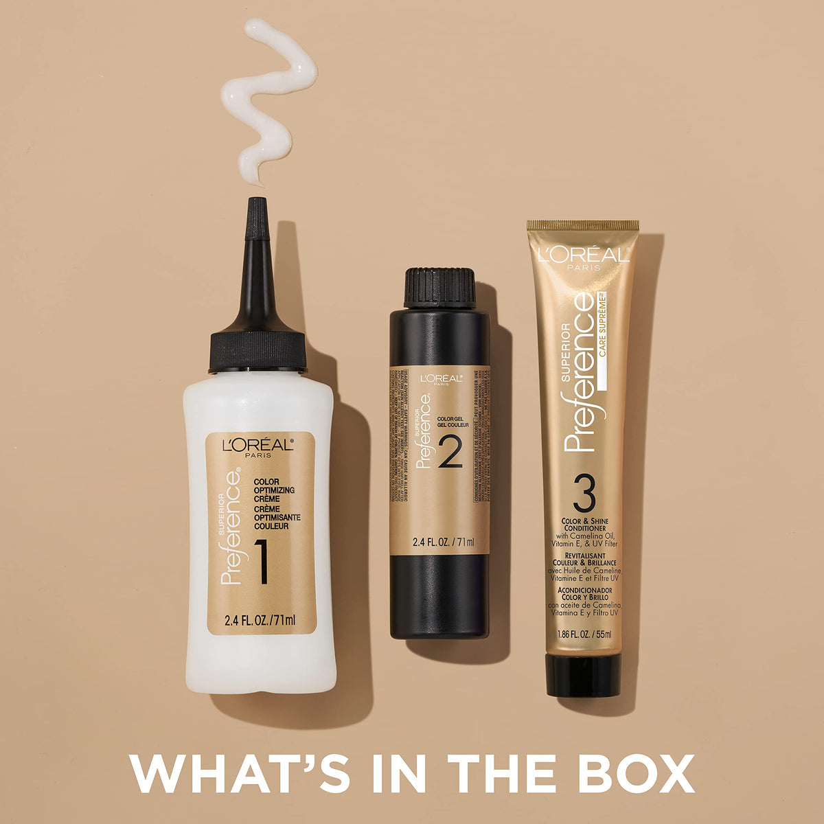 L'Oreal Paris Superior Preference applying color demonstrates easy at-home application