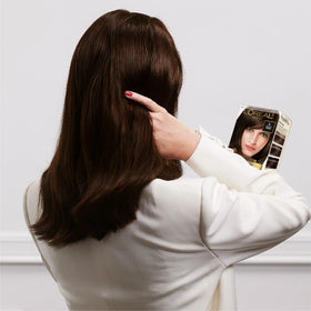L'Oreal Paris Superior Preference final color on hair shows depth and glow