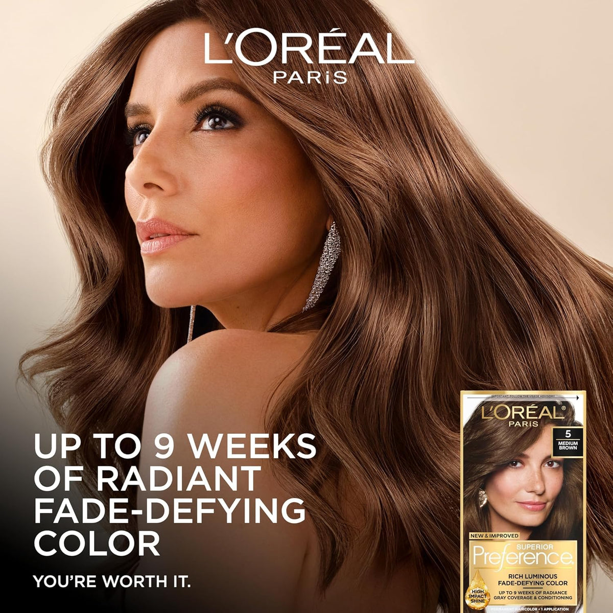L'Oreal Paris Shine Protect with Vitamin E and UV protection emphasis