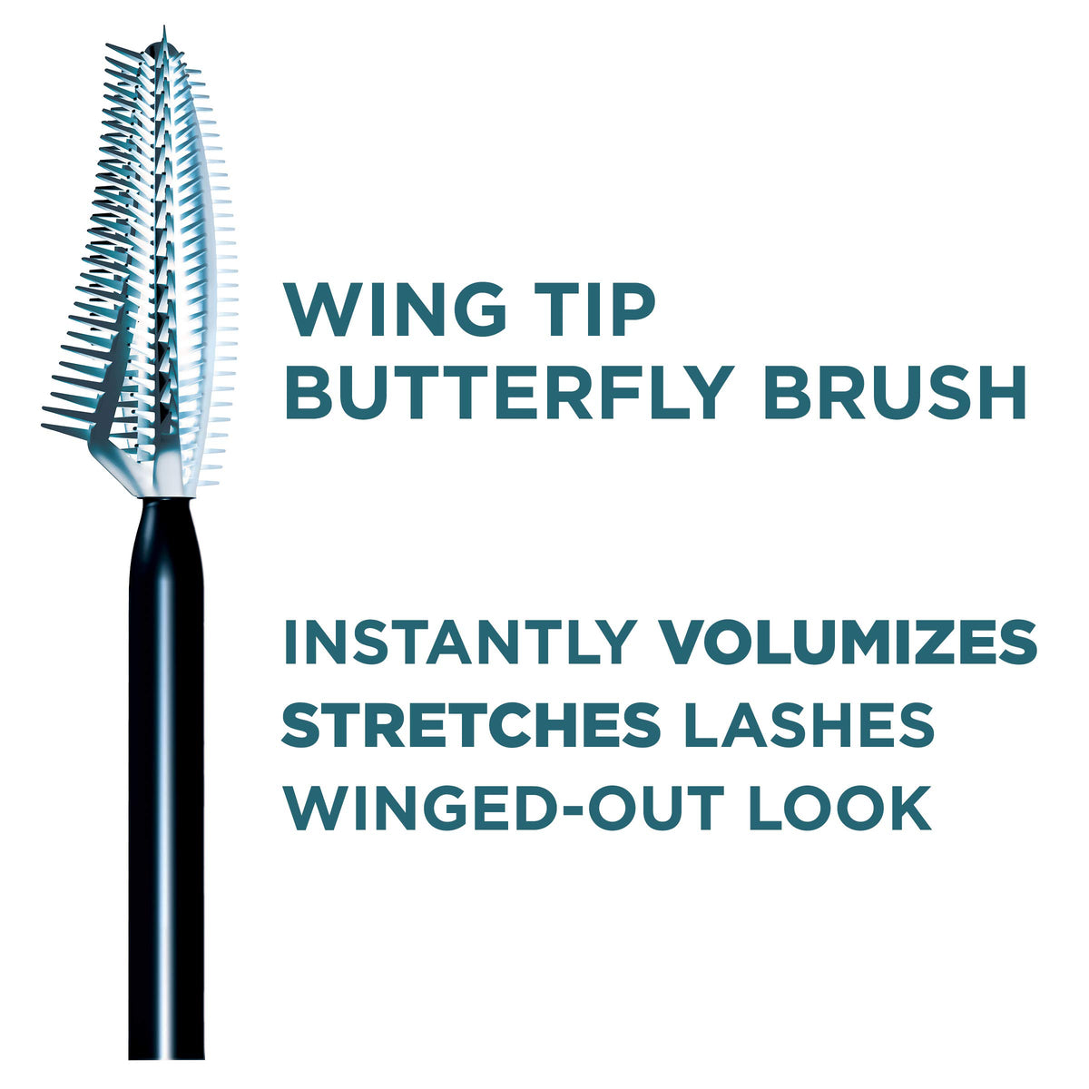 L’Oréal Paris Voluminous Butterfly packaging close-up highlighting packaging variation.